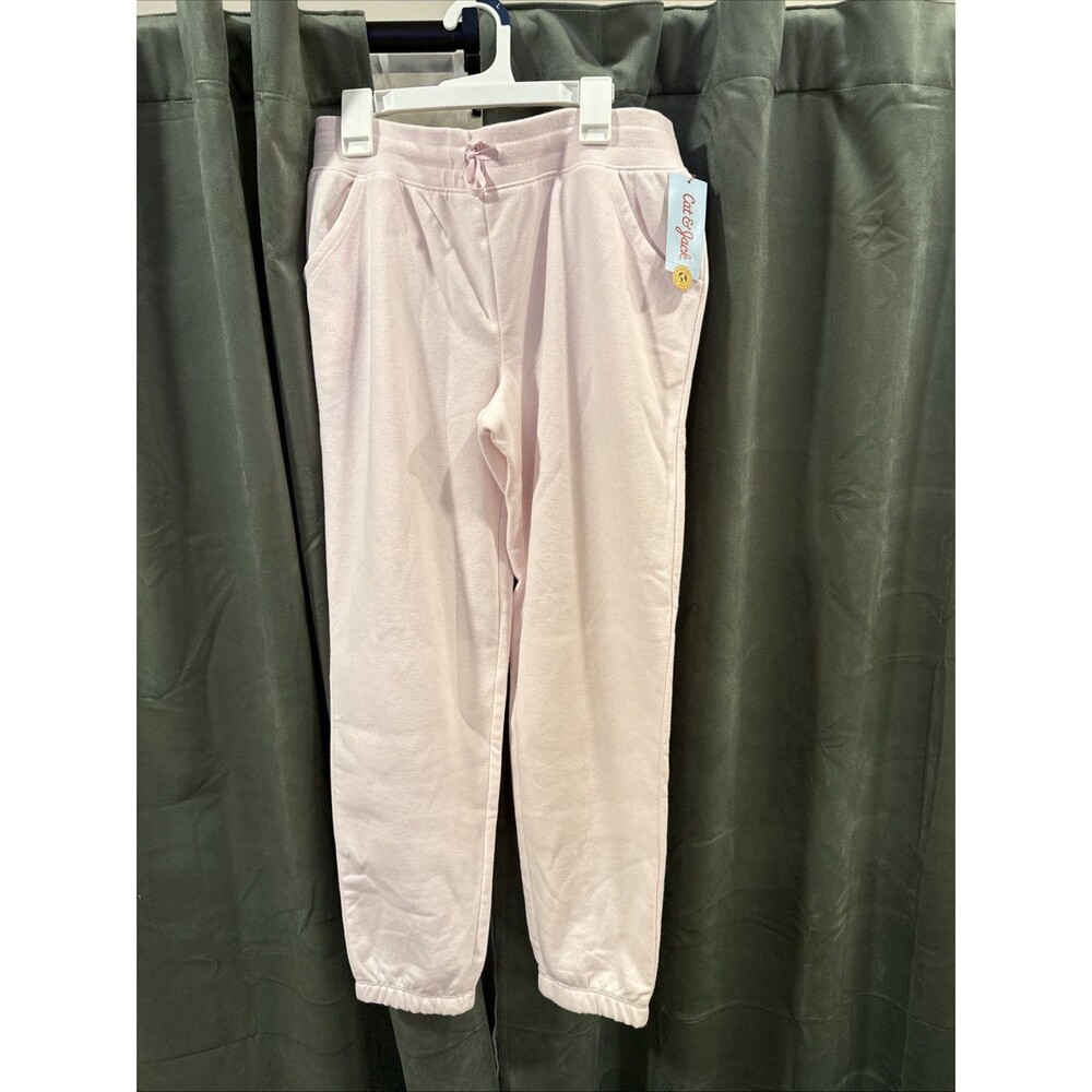 Cat And Jack Girls Fleece Jogger Pink XL 14 Plus